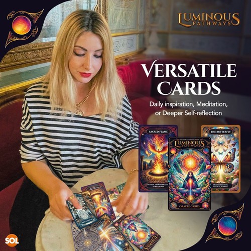 78 Tarot Cards Deck Set Box & 60 Oracle Cards & Playing Guide Book for Beginners - Picture 4 of 8