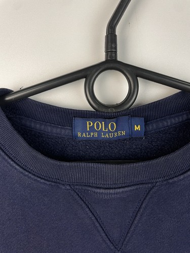 Polo Ralph Lauren Lujo Streetwear Sudadera Azul Talla M - Imagen 3 de 10