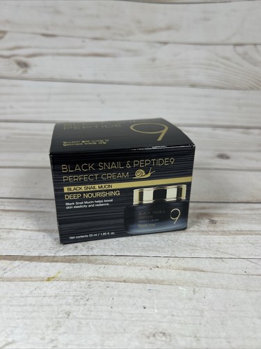 Farmstay Black Snail & Peptide 9 Perfect Skin Cream Deep Nourishing 1.85oz - Picture 4 of 5