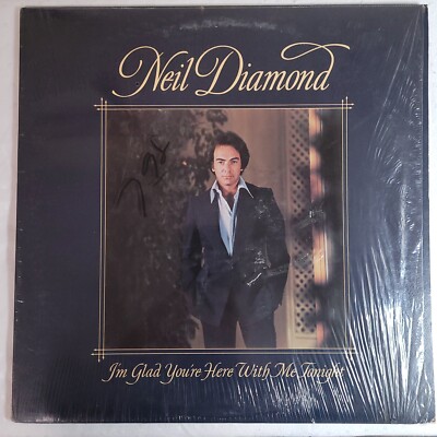 Neil Diamond I'm Glad You're Here With Me Tonight Vinyl LP Record on Columbia