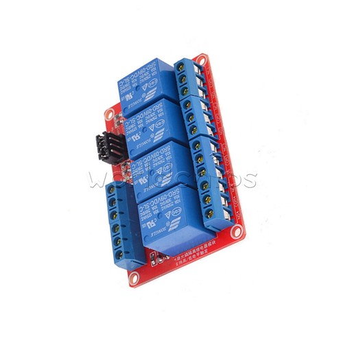 5V/9V/12V/24V 1/2/4 Kanal Relais + Optokoppler Unterstützung High/Low Level Trigger - Bild 45 von 69