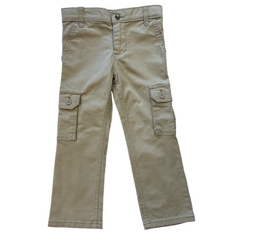 Wrangler Boys Cargo Pants Khaki Tan Slim Fit Flex adjust to fit waist size 4 - Picture 11 of 14