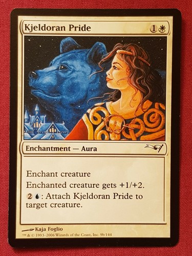 Magic The Gathering COLDSNAP THEME DECK KJELDORAN PRIDE white card ICE AGE MTG - Picture 1 of 2