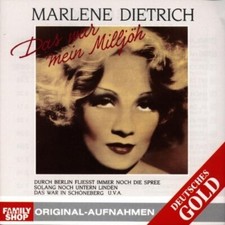Marlene Dietrich – Das War Mein Milljöh / SONY RECORDS CD 1992