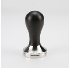Espresso Coffee Tamper Stainless Timber Handle Smooth Accessory Barista Press