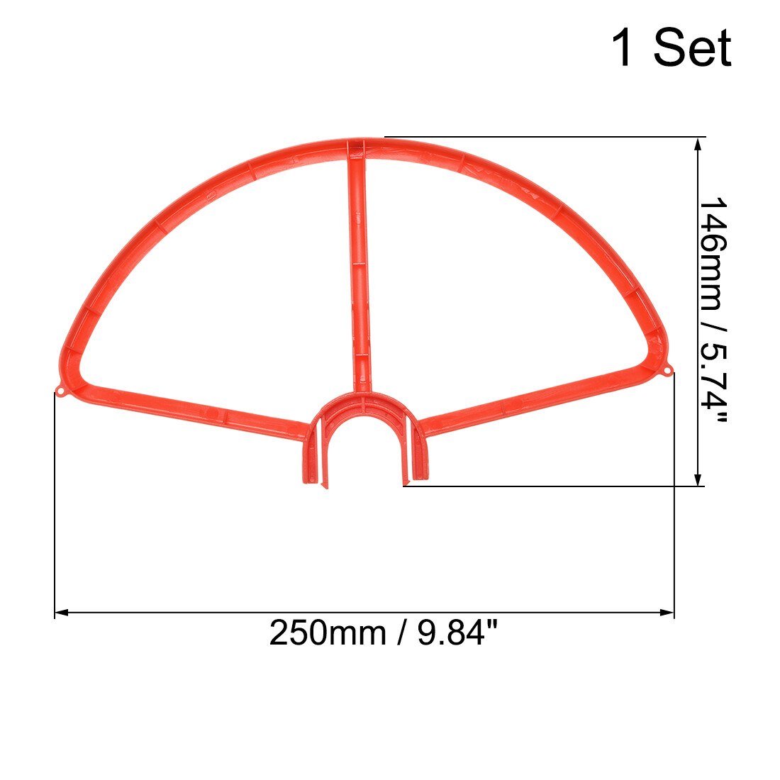 Black Red Plastic Propeller Protector Prop Guard Bumpers for DJI for