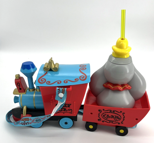 Walt Disney World 2019 Set Casey Jr Zug Popcorn Eimer & Dumbo Slipper Tasse (M) - Bild 8 von 13