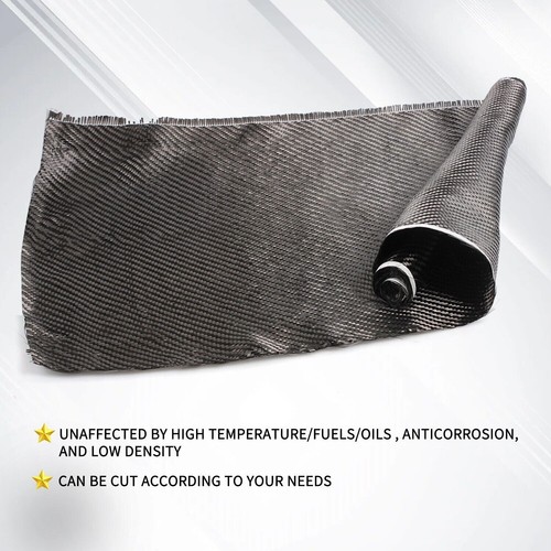 30 x 91cm Carbon Fiber Cloth Roll Vinyl Wrap Fabric 2x2 Twill Weave 3k/200gsm US - Bild 3 von 10