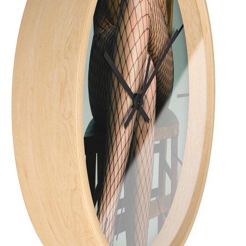 Masters of Photography Legs In Fishnets Premium Wall Clock - Picture 6 of 13