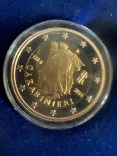2 EURO COMMEM. CARABINIERI PROOF - 200° ANNIVERSARIO DELLA FONDAZIONE - RARA+++ - Foto 4 di 4