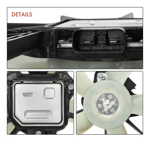Conjunto de ventilador de radiador con motor sin escobillas para Honda CR-V CRV 2023 2024 L4 2,0 L - Imagen 8 de 10