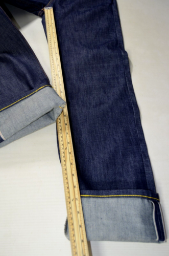 new vintage LEVIS LVC 701 ribcage rigid selvedge JEANS W26 size 8 women straight - Picture 24 of 24