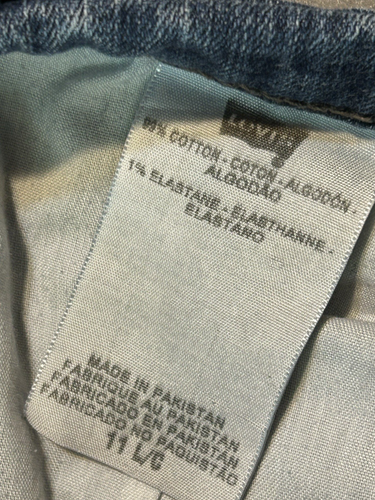 Jeans Levi's taglia 11 L 524's blu troppo bassi - Foto 6 di 12