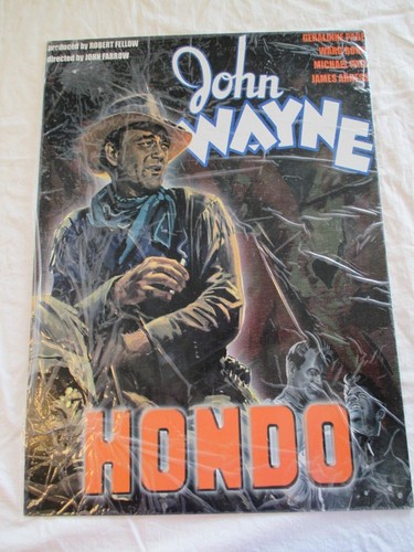 VINTAGE STYLE REPRODUCTION TIN METAL SIGN-HONDO- BAR-WESTERN- JOHN WAYNE-Sealed. - Picture 5 of 8