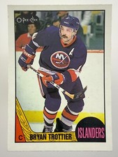 1987-88 Bryan Trottier New York Islanders 60 OPC O-Pee-Chee Hockey Card DD495