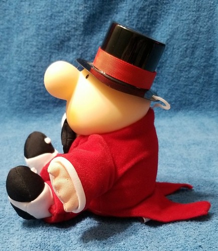 Vintage Ziggy Red Suit Top Hat Bow Tie Tom Wilson Plush 1995 Stuffed Toy Doll - Picture 3 of 9