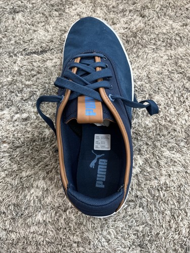 Puma Funist Lo MU MENS Dark Denim Lace Up Shoes Sneakers SIZE 11 - Picture 7 of 8