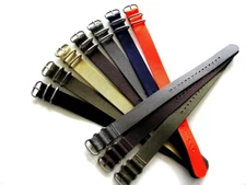22mm Grey 1pc NATO G10 UTC SS Nylon military watchband army Dive strap IW SUISSE