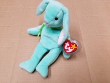 TY Beanie Baby Hippity The Rabbit Style 4119 With PVC Pellets and Errors