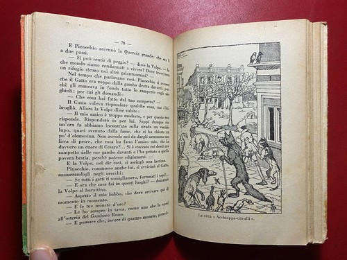 Carlo COLLODI - LE AVVENTURE PINOCCHIO Bemporad (1936) Libro illustrato MUSSINO - Foto 6 di 12