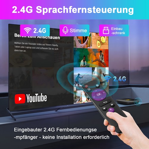 2025 Android14 Smart TV BOX WIFI6 128/64/32GB 8K Red Media Player Octa Core - Imagen 31 de 81