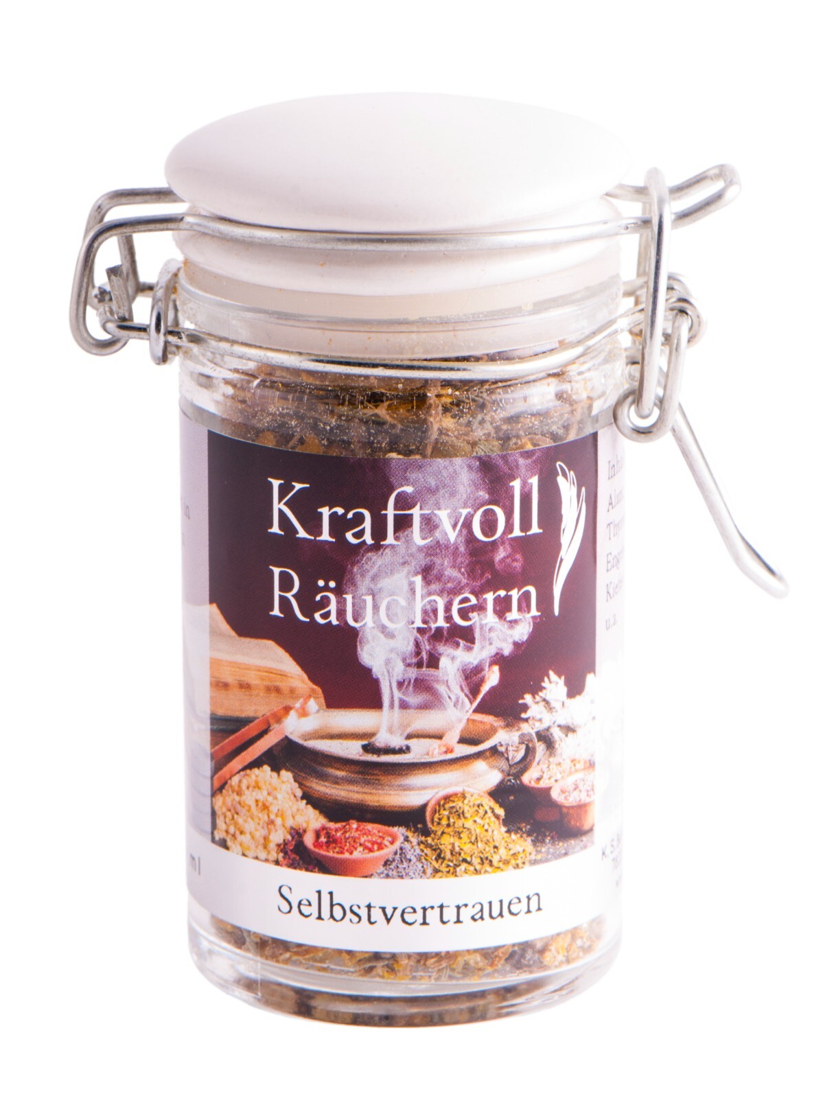 Thumbnail - Selbstvertrauen Kraftvoll Räuchern Räucher Mischung Glas 60 Ml Berk