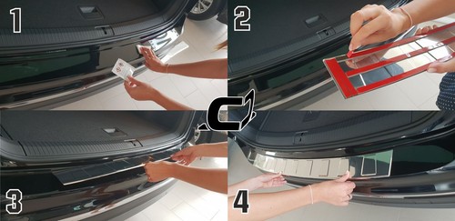 Protezione Paraurti Acciaio per Ford C-MAX II Hatchback 2011-2015 - Foto 5 di 5