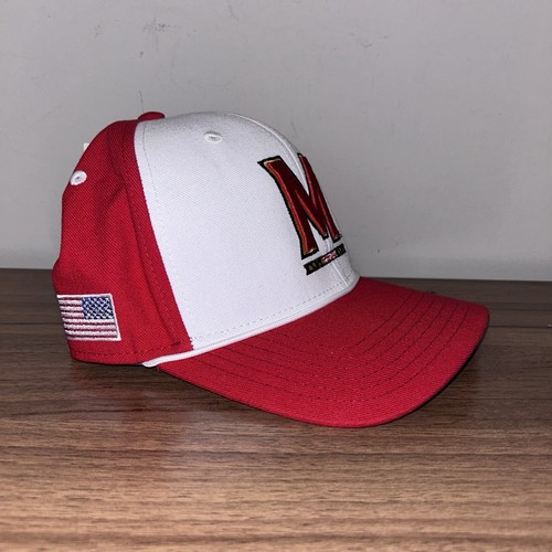 Under Armour Maryland Terrapins American Flag Rope Hat Cap Fitted Large New - Picture 2 of 6