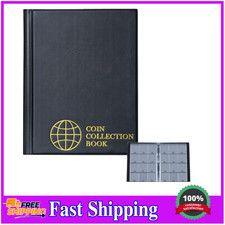 Coin Flip Holder Albums - 120 Pockets 2X2 Inches Coin Storage Books for Coin