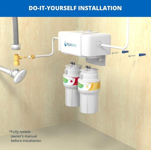 Aquasana Claryum 2-Stage Under Sink Water Filter System AQ-5200 Brushed Nickel - Bild 6 von 6