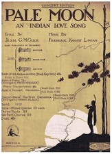 Pale Moon Sheet Music An Indian Love Song Glick Logan