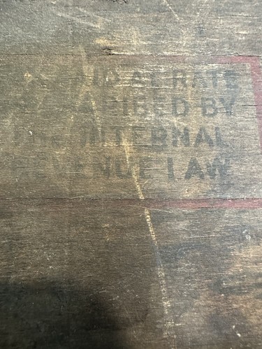 Caja de madera antigua Budweiser vintage original 1944 Anheuser Busch cerveza - Imagen 24 de 24