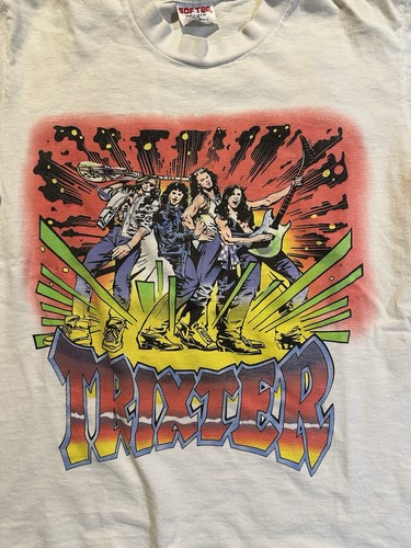 Vintage Trixter Shirt Size Medium 1990-1991 Tour Rare Hair Metal - Bild 2 von 11