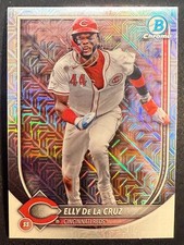 Elly De La Cruz 2025 Bowman Chrome Mega Box Mojo Refractor Parallel