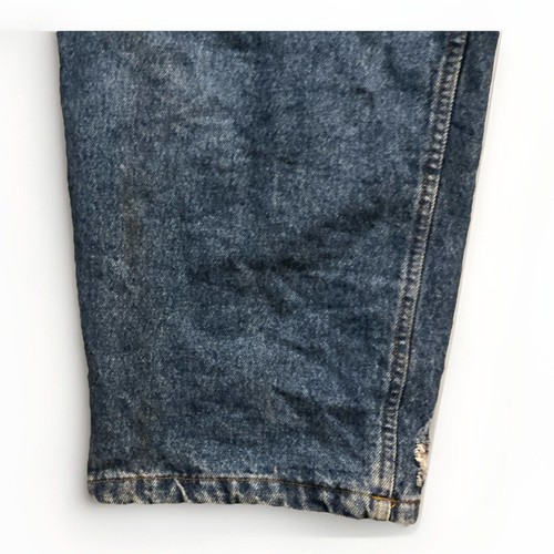 Wear Guard Men's Blue Dark Wash Flannel Lined Thick Denim Jeans Sz 50/30 - Picture 6 of 14