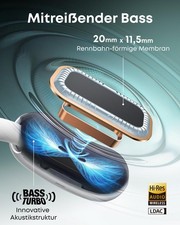 SOUNDCORE BY ANKER AeroFit 2 AI Assistant, Open-ear Open-Ear-Kopfhörer Weiß – Bild 2