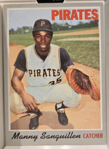 Manny Sanguillen 1970 Topps #188 Vintage Pirates