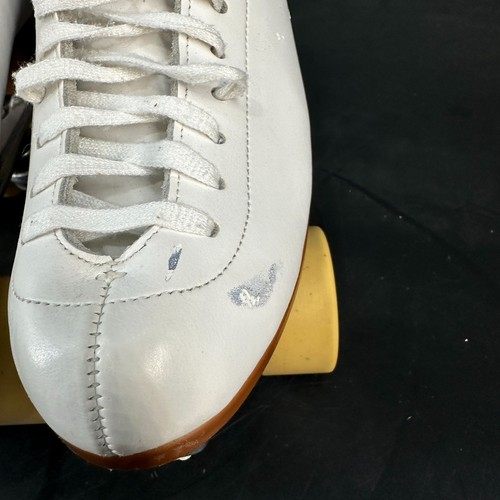 Vintage Damenstiefel Riedell Red Wing weiß Leder Größe 8 Rollschuh - Bild 11 von 15