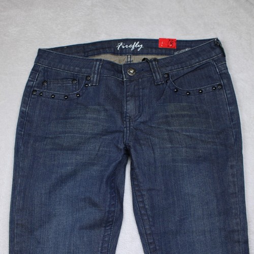 Firefly Jeans Juniors 7 Bootcut Low Rise Dark Wash Casual Everyday Stretch 32x30 - Picture 2 of 16