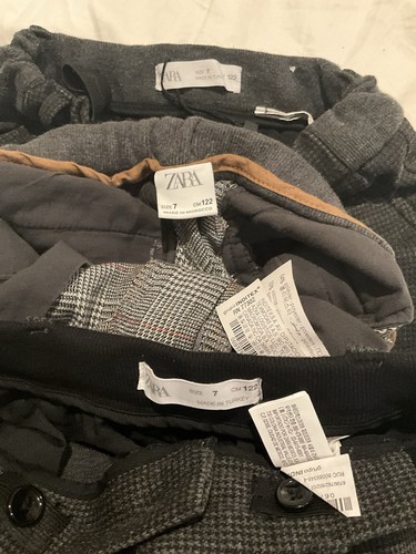 Lot Of 3 Zara Kids Knit Joggers size 7 year old - Picture 11 of 11