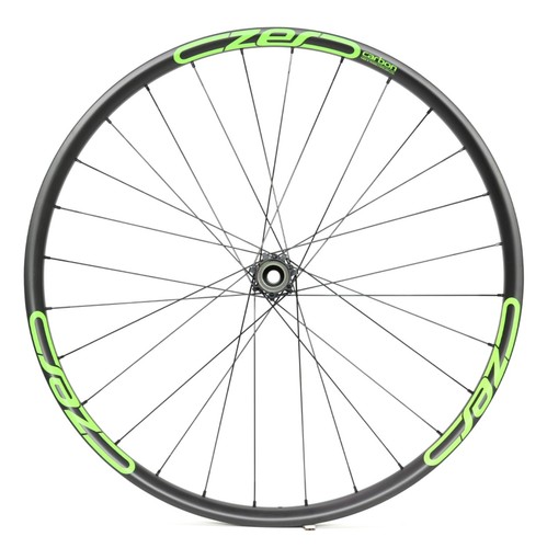 Cannondale CZero 27.5" Lefty 60 Carbon Front Wheel 28h Black/Green KA069/FT - Picture 2 of 4