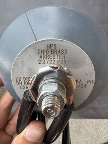 Hubbell Ohio Brass PDV100 Optima HD Arrester 2137226402 27kV 22kV MCOV New! - Picture 6 of 10