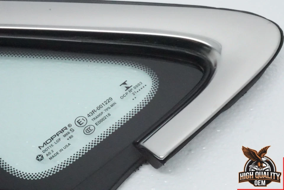 2017–2025 CHRYSLER PACIFICA ПЕРЕДНЯЯ ПРАВАЯ ДВЕРЬ ВЕНТИЛЯЦИОННОЕ СТЕКЛО OEM - Изображение 2 из 4