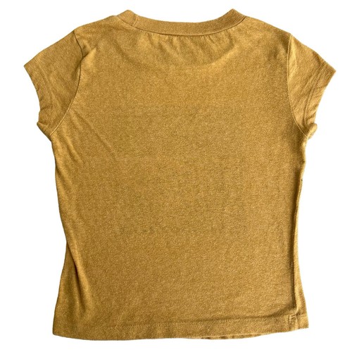 RVCA Mustard Yellow Graphic Baby Tee - Bild 2 von 4