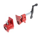 3/4 Wood Gluing Clamp Set Heavy Duty Woodworking Cast Iron for Woodworking