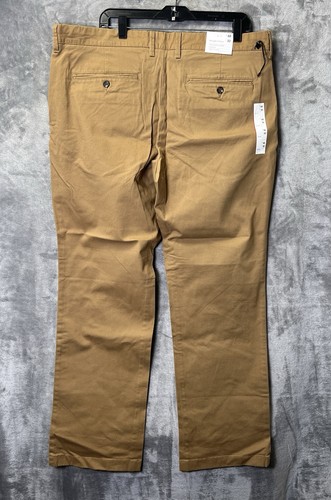 🆕 Goodfellow Men's Comfort Wear Straight  Chino Pants Size 40x32 Tan - Picture 4 of 8