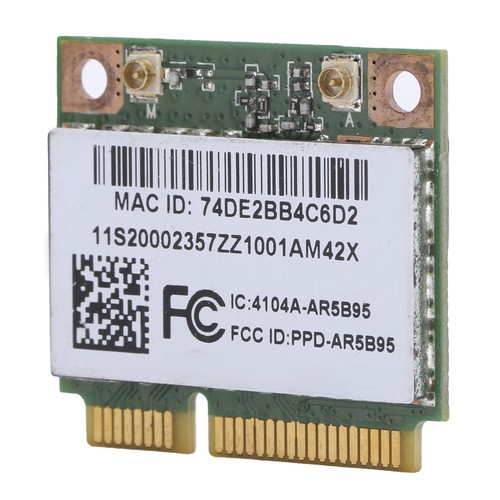 Wireless Network Card For Computer 150Mbps 802.11B G/N Half Mini PCI-E Ada FY - Afbeelding 10 van 14
