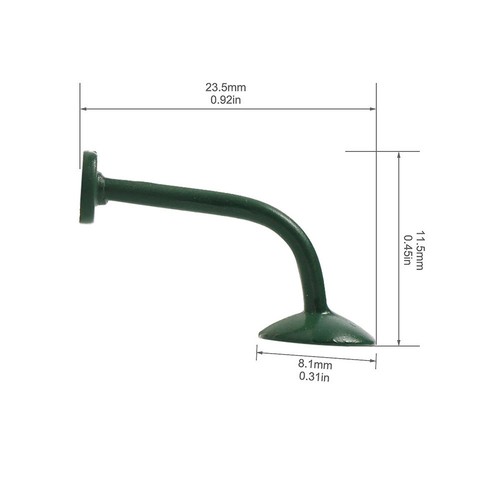 Light Complete Lamps Model Outdoor Wall 10pcs 1:87 Goose Neck Hanging Lamp - Picture 21 of 24