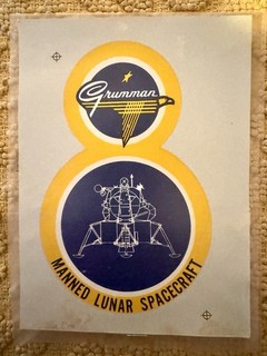 Lunar Module 8 Grumman Decal