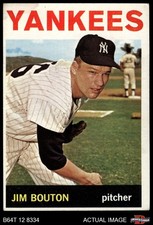 1964 Topps #470 Jim Bouton Yankees 2 - GOOD